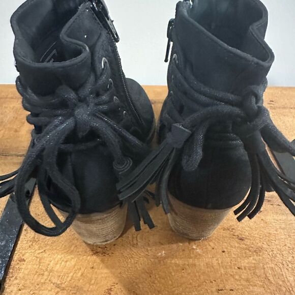 ROXY | Black Devon Heel Ankle Boot size 6 - Picture 5 of 7